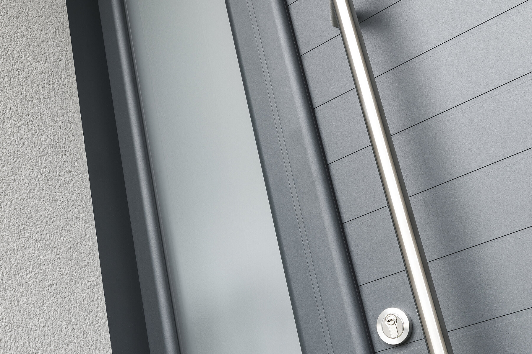 Vignette Porte d'entrée PVC Contemporaine ligne Horizon