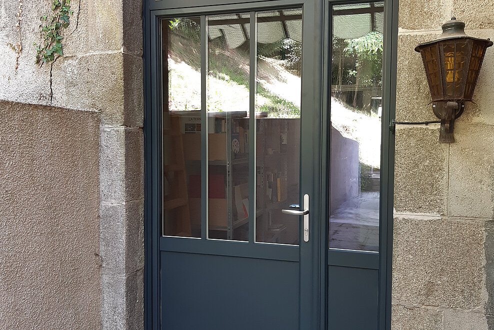Porte d'entrée PVC Créative classique ligne Indus