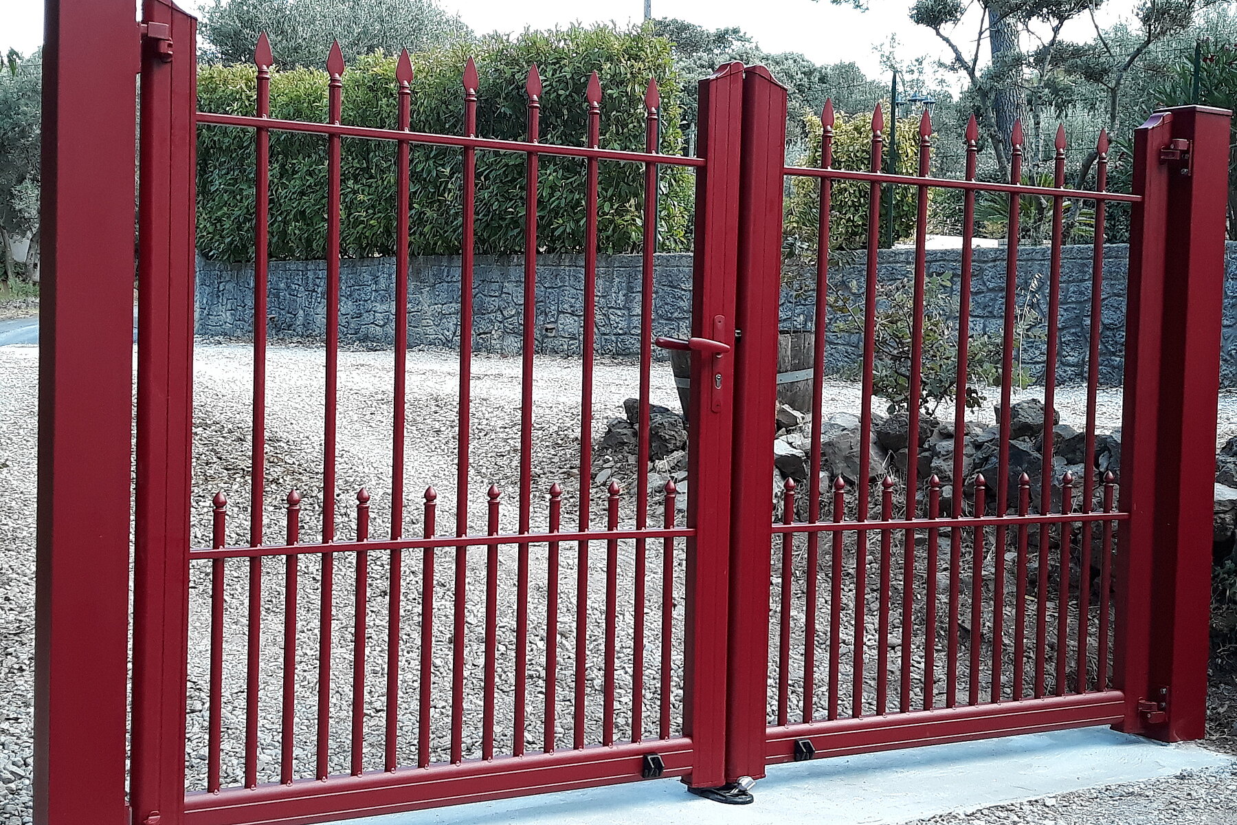 Vignette Portail Aluminium Rétro