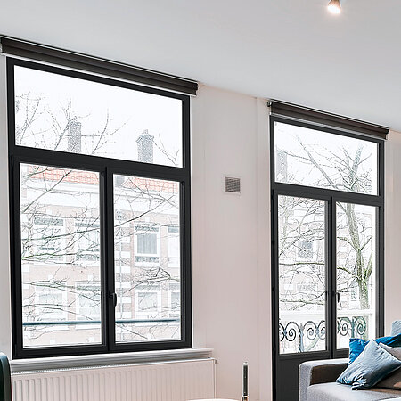 fenêtre vu intérieur pvc 76mm