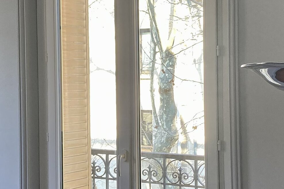 Porte-fenêtre Bois IntenS 58 mm mouton et gueule de loup Classique