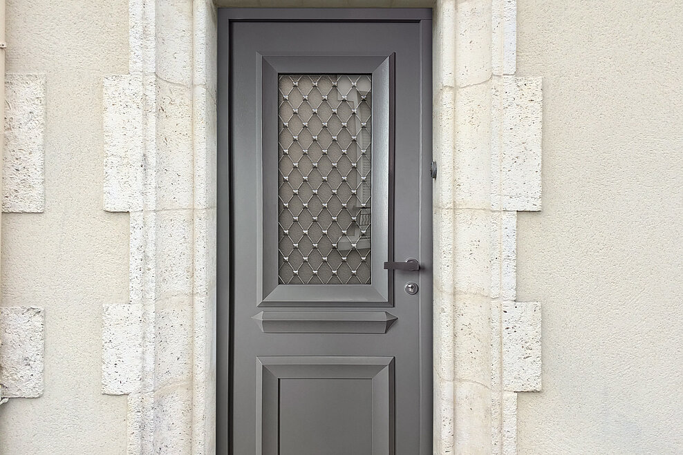 Porte d'entrée Aluminium Néo Classique ligne Diva