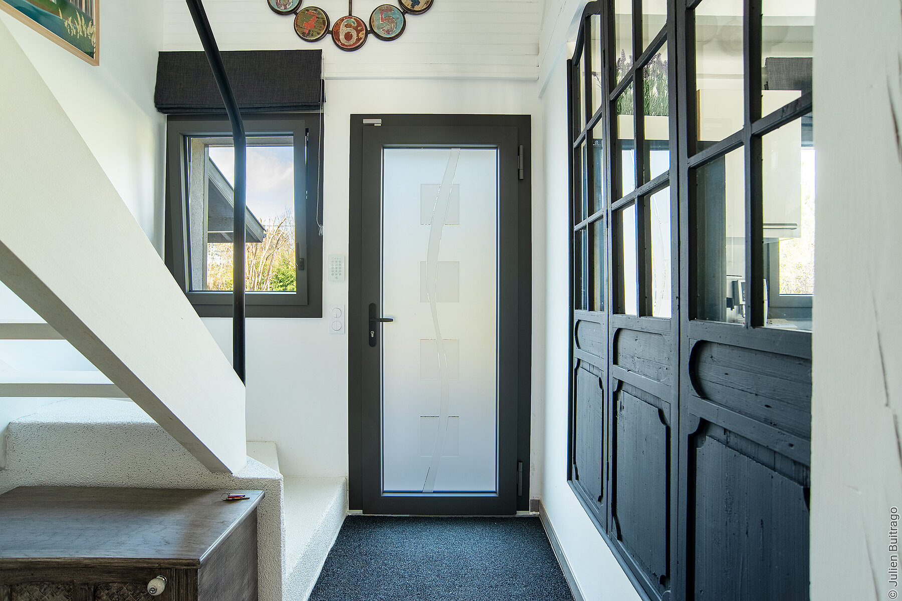 Vignette Porte d'entrée PVC Créative contemporaine ligne Vitrées