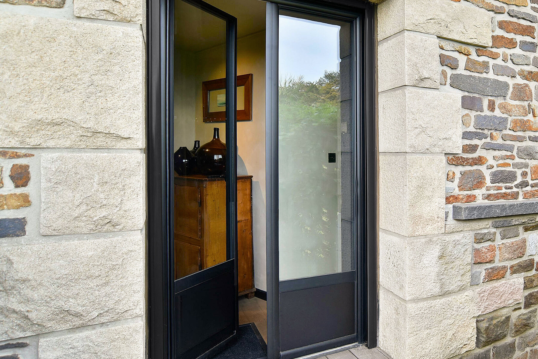 Vignette Porte-fenêtre Aluminium RadianS ouvrant caché Contemporain