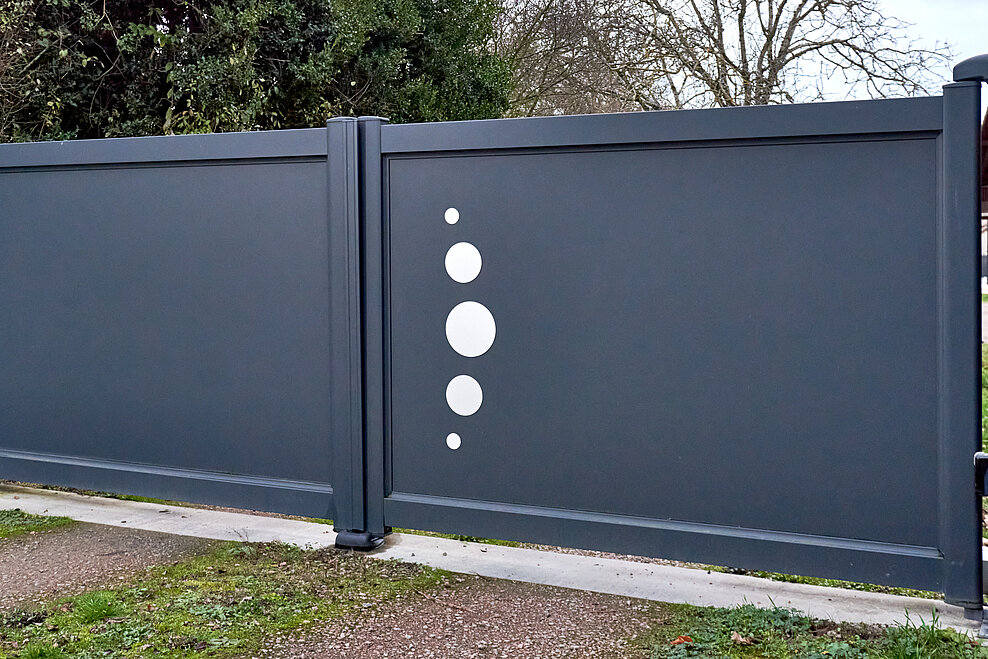 Portail Aluminium Contemporain