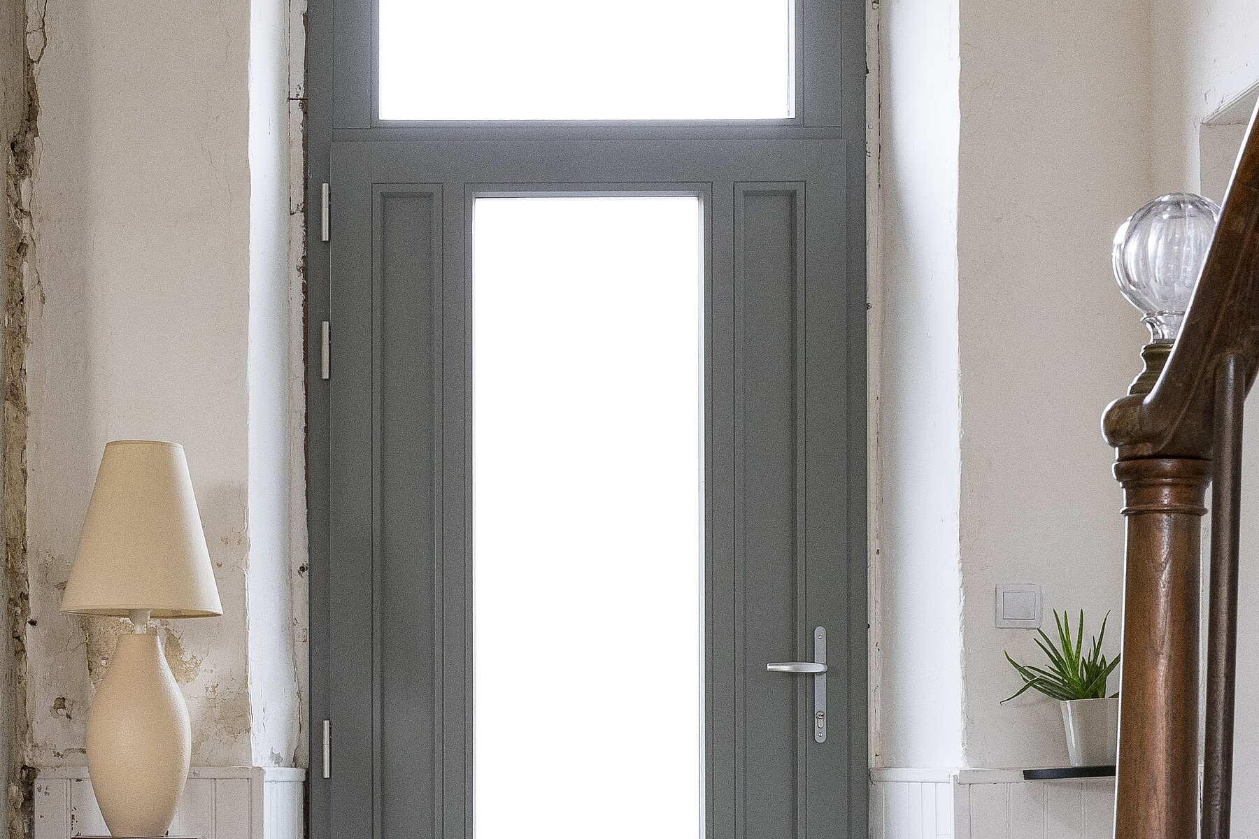 Vignette Porte d'entrée Aluminium Créative classique ligne Tiers