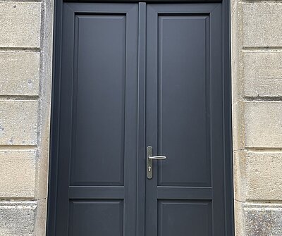 Porte d'entrée Noir