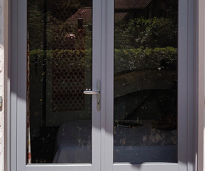 Vue de face porte-fenêtre Style 70 mm
