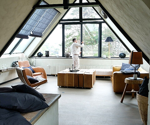 fenêtre vue intérieure déco