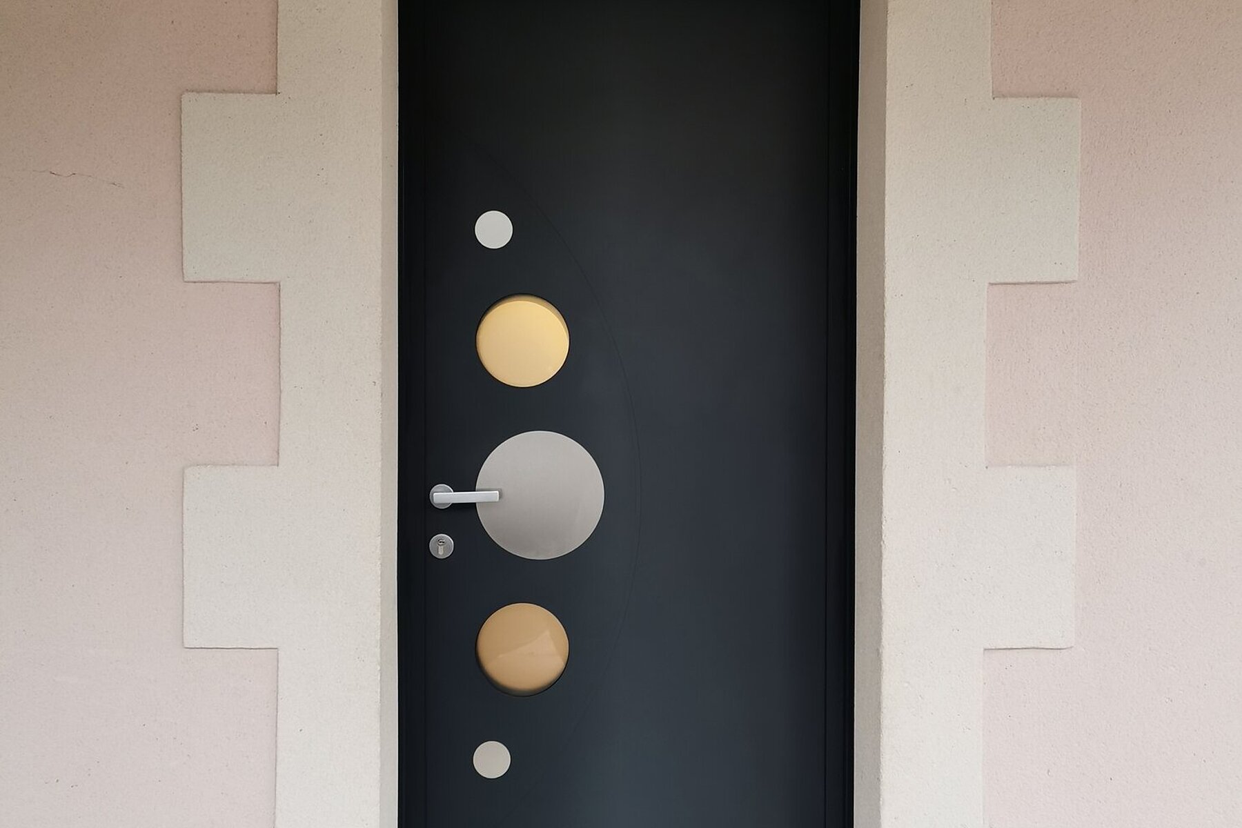 Vignette Porte d'entrée PVC Contemporaine ligne Hublot