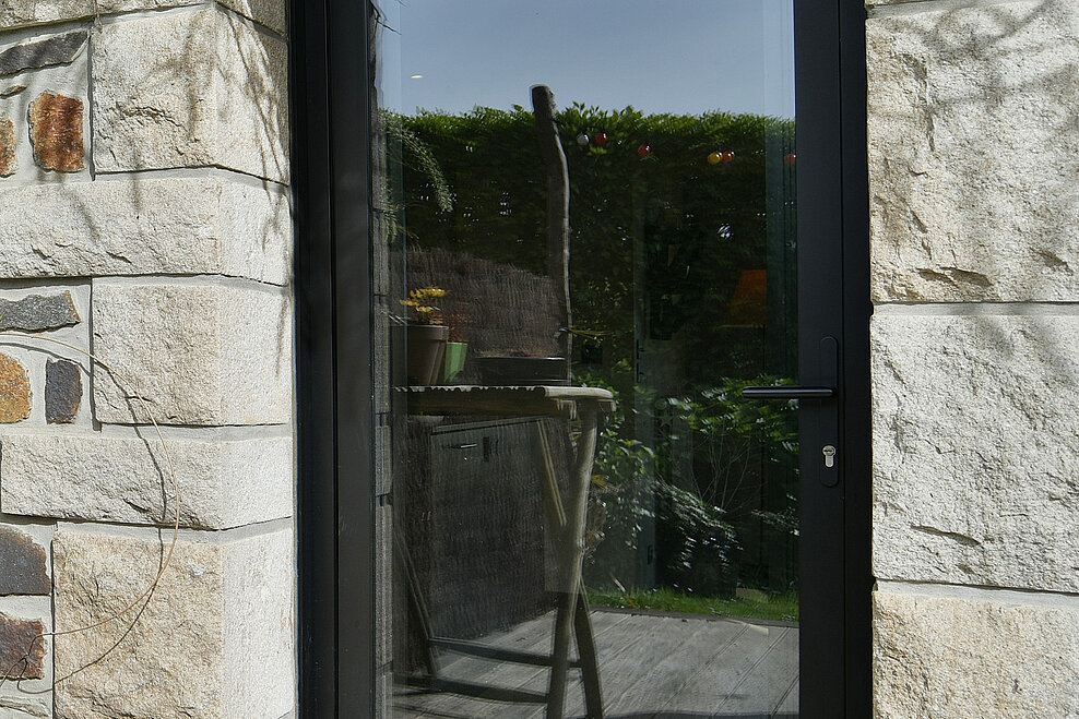 Porte d'entrée Bois Créative contemporaine ligne Vitrées
