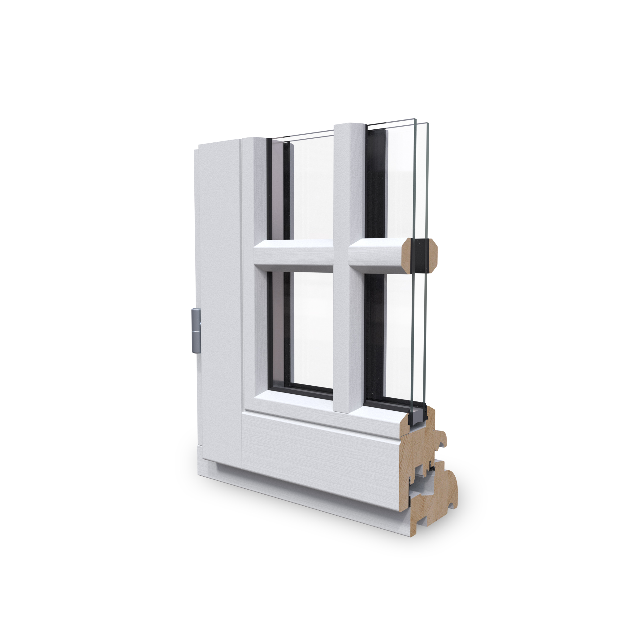 angle fenetre bois 58mm